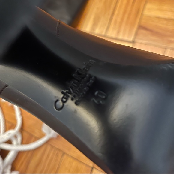 New Calvin Klein Collection Heeled High Boots - Picture 6 of 6
